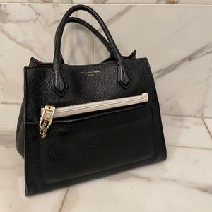 SONIA RYKIEL BLACK LEATHER BAG
